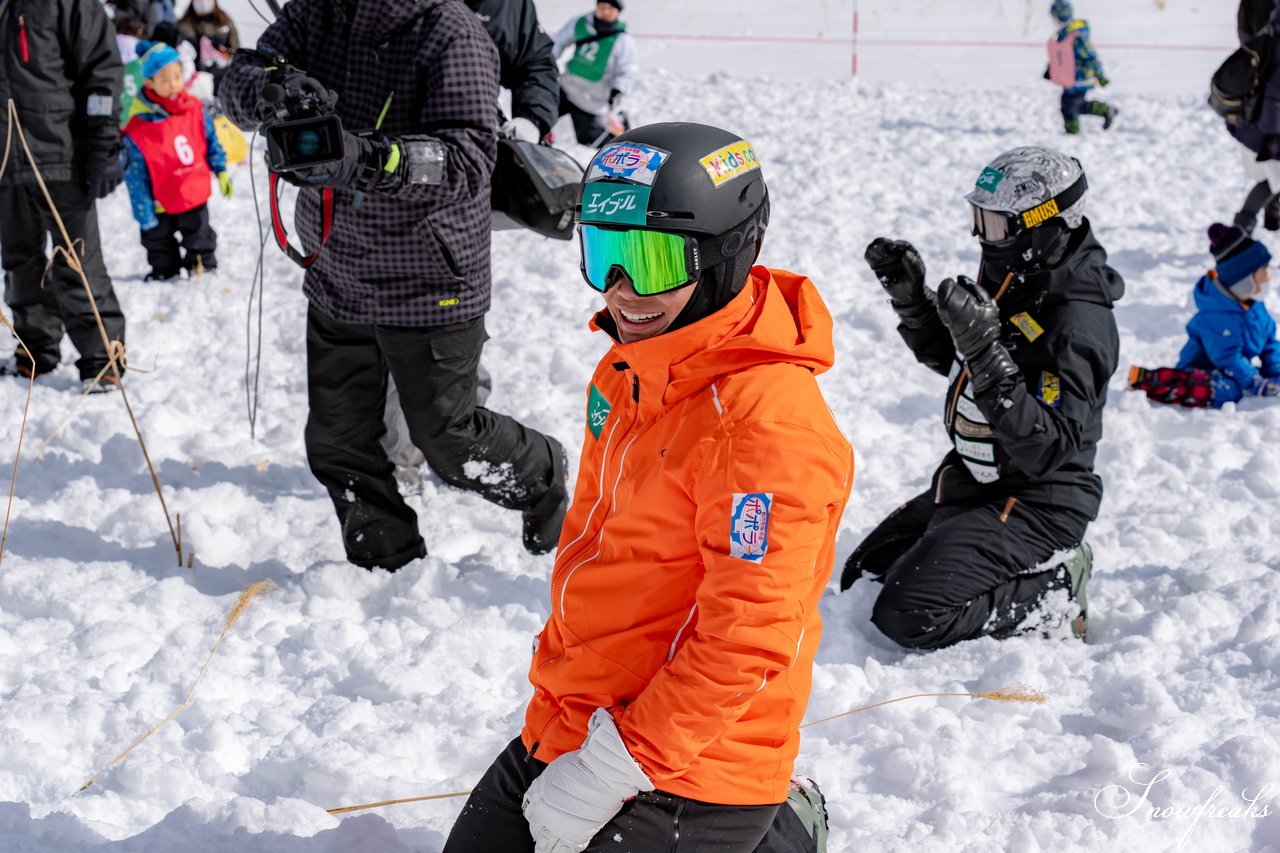 井山敬介さん＆清水宏保さんと一緒に雪遊び♪新しいカタチの子育てネットワークコミュニティ『Kids com』イベント、親子で楽しい［スノースポーツフェスティバル］in サッポロテイネ